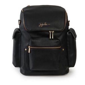 JuJuBe leather forever diaper bag backpack